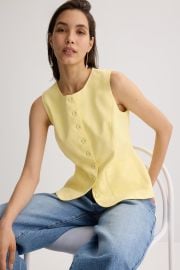 Linen Long Top by Endless Rose Rent the Runway at Rent the Runway