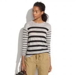 Linen Mixed Stripe Tee at Madewell