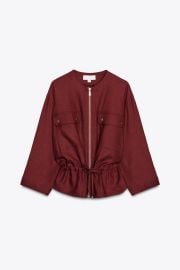 Linen Safari Jacket at Zara