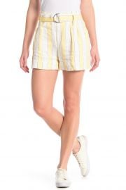 Linen Stripe Short by Frame at Nordstrom Rack