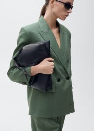 Linen suit blazer - Women MANGO USA at Mango