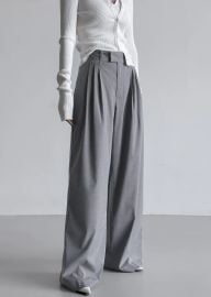Linna Trousers - Light Grey The Frankie Shop at The Frankie Shop
