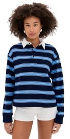 Lioness Countryside Jersey Top Midnight Stripe XXS at Shopbop