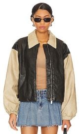 Lioness Nirvana Bomber In Camel at Revolve