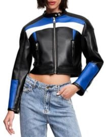 Lioness Nueve Faux Leather Biker Jacket Bloomingdales at Bloomingdales