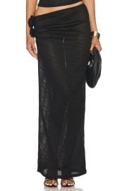 Lioness Soul Mate Maxi Skirt In Onyx at Revolve