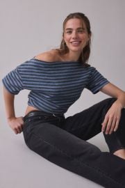 Lioness Wildlands Asymmetric Off The Shoulder Tee at Urban Outfitters