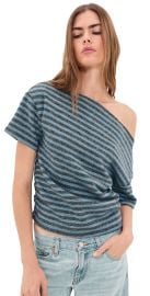 Lioness Wildlands Tee Grey/Blue Stripe XS at Shopbop