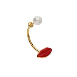 Lips piercing earring DELFINA DELETTREZ at Delfina Delettrez