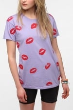 Lips print tee at Urban Outfitters at Urban Outfitters