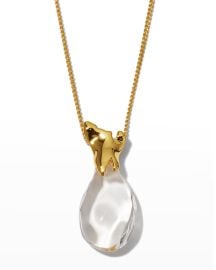 Liquid Lucite Small Vessel Pendant Necklace at Neiman Marcus