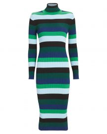 WornOnTV: Robin’s multicolor striped turtleneck dress on Good Morning ...