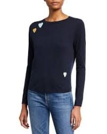 Lisa Todd Crazy In Love Curved-Hem Sweater at Neiman Marcus