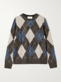 Lisa Yang Margy Argyle Sweater at Net a Porter