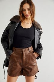 Lita Vegan Shorts at Free People