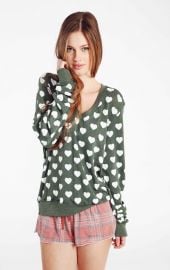 Little Hearts Jumper at Wildfox