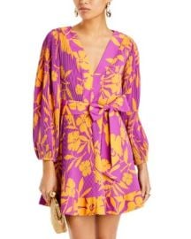 Liv Marigold Mini Wrap Dress at Bloomingdales