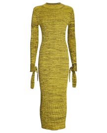 Live The Process Marled Rib Knit Midi Dress reg at Intermix