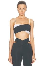 Live The Process Orion Colorblock Bra in Ebony Lavender FWRD at FWRD