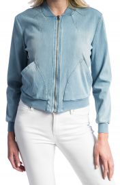 Liverpool Jeans Company Denim Knit Bomber Jacket at Nordstrom