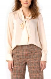 Liverpool Los Angeles Tie Neck Blouse   Nordstrom at Nordstrom