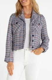 Liverpool Los Angeles Tweed Crop Jacket at Nordstrom