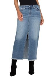 Liverpool Los Angeles denim skirt at Nordstrom