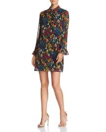 Livia Floral Dot Ruffle Shirt Dress at Bloomingdales