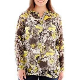 Liz Claiborne Floral Blouse at JC Penney