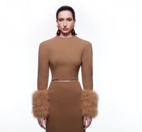 Lizelot Backless Crepe Top By Harithand at Moda Operandi