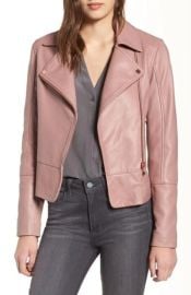 Lizia Leather Biker Jacket at Nordstrom