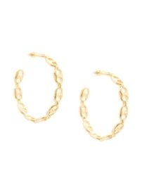 Lizzie Fortunato Jewels Chain-Link Hoop Earrings Aw19  com at Farfetch