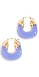 Lizzie Fortunato Organic Hoops In Periwinkle at Shopbop