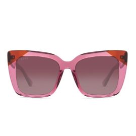 Lizzy Macarena PinkCrystal Wine Gradient Sunglasses Lucy Rose at Lucy Rose