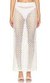 Lna Kylie Skirt In Ivory at Revolve