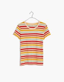 Lo-Fi Shrunken Tee in Lennie Stripe at Madewell