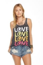 Lo Narrow Racer Tank Top by Chaser at Lucky Vitamin