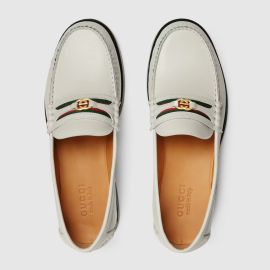 Loafer with Double G by Gucci at Gucci