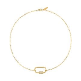 Lock Link Necklace 8211 LOGAN TAY at Logan Tay
