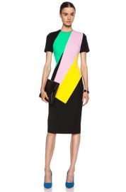 Lockwood Colour Block Crepe Dress by Roksanda at FWRD