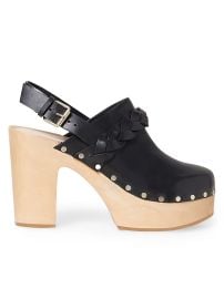 Loeffler Randall Paxton Braided Leather Platform Clogs at Revolve