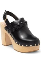 Loeffler Randall Paxton Braided Leather Platform Clogs at Nordstrom Rack