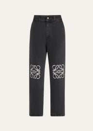Loewe Anagram Baggy Jeans at Bergdorf Goodman