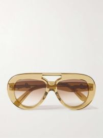 Loewe Curvy Aviator Style Acetate Sunglasses at Mr Porter