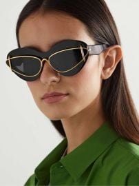 Loewe Double frame cat eye Sunglasses at Net a Porter