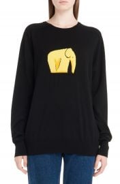 Loewe Jacquard Elephant Sweater at Nordstrom