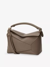 Loewe Medium Puzzle Bag in Taupe at Selfridges