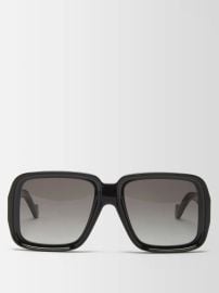 Loewe Oversized square acetate sunglasses at Matches