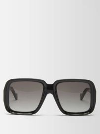 Loewe Oversized square frame acetate sunglasses at Matches