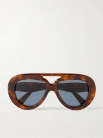 Loewe Round Spoiler Aviator Sunglasses at Net a Porter